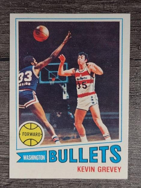 1977-78 Topps White Backs #23 Kevin Grevey RC (EX)
