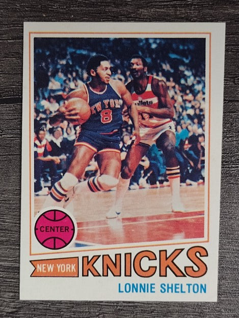 1977-78 Topps White Backs #26 Lonnie Shelton RC (EXMT)