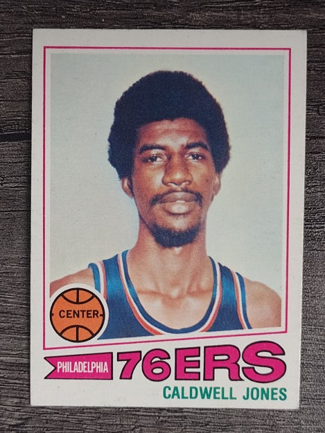 1977-78 Topps White Backs #34 Caldwell Jones (EXMT)