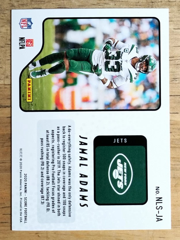 2020 Score Next Level Stats #21 Jamal Adams