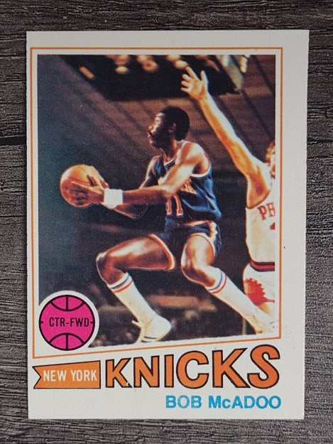 1977-78 Topps White Backs #45 Bob McAdoo (EX)