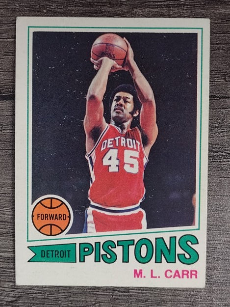 1977-78 Topps White Backs #47 M.L. Carr RC (EX)