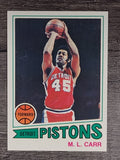 1977-78 Topps White Backs #47 M.L. Carr RC (EXMT)