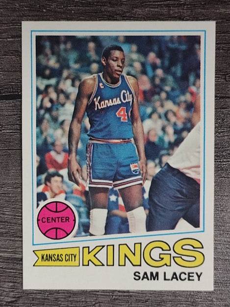 1977-78 Topps White Backs #49 Sam Lacey (NM)
