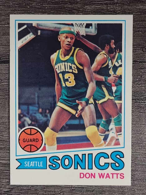 1977-78 Topps White Backs #51 Slick Watts (NMMT)