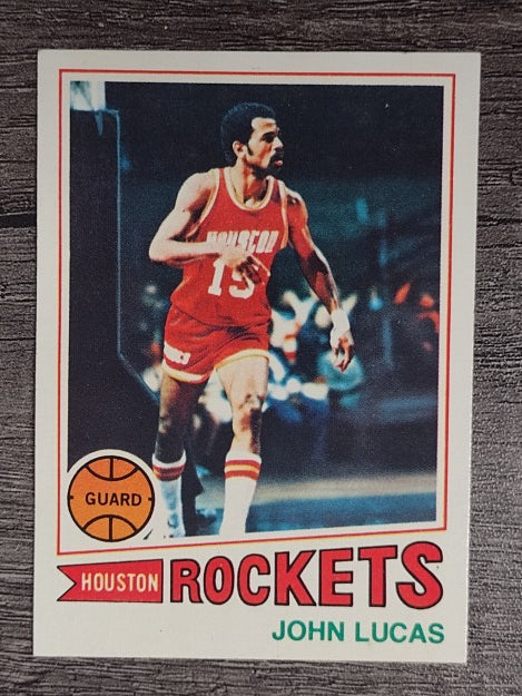 1977-78 Topps White Backs #58 John Lucas RC (EXMT)