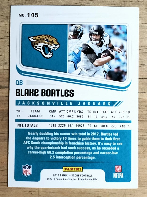 2018 Score Purple #145 Blake Bortles