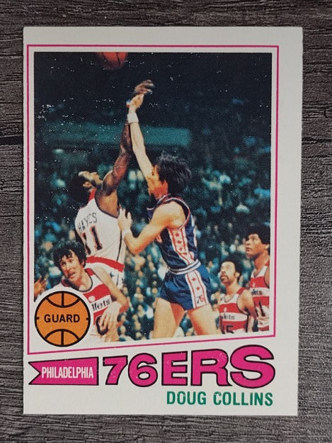 1977-78 Topps White Backs #65 Doug Collins (EX)