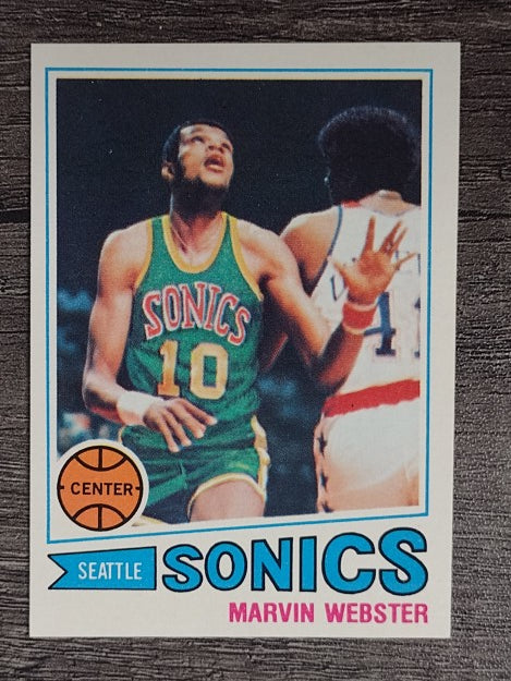 1977-78 Topps White Backs #71 Marvin Webster RC (NM)