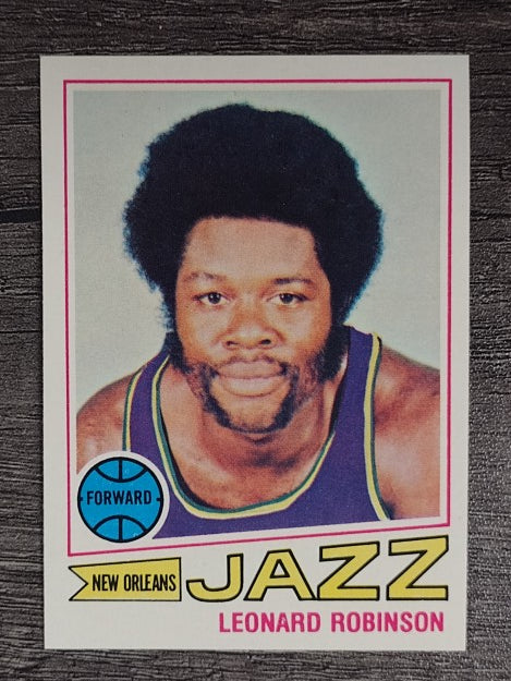 1977-78 Topps White Backs #74 Leonard Robinson (NMMT)