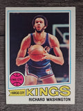 1977-78 Topps White Backs #78 Richard Washington RC (EXMT)