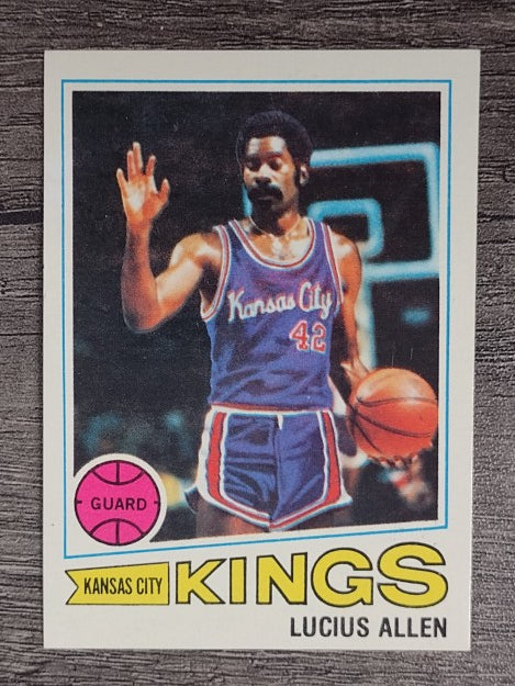 1977-78 Topps White Backs #87 Lucius Allen (NM)
