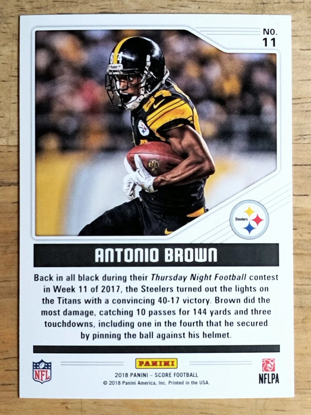 2018 Score Color Rush #11 Antonio Brown