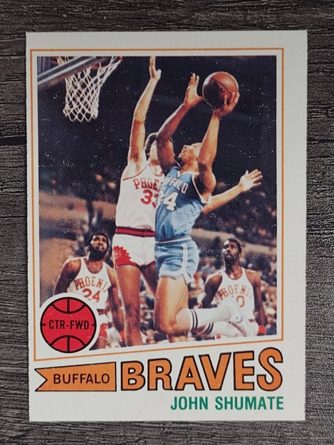 1977-78 Topps White Backs #104 John Shumate (EX)