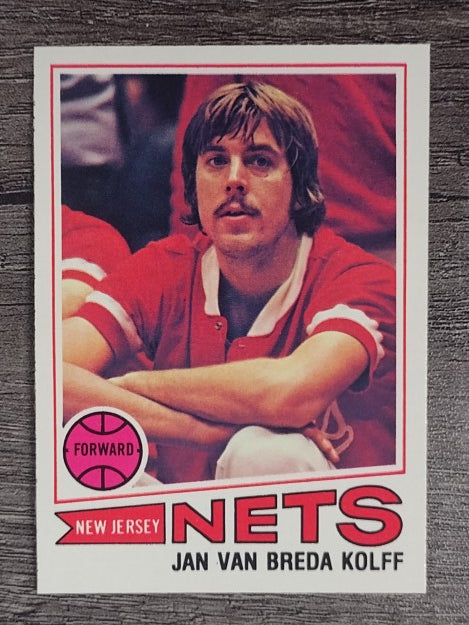 1977-78 Topps White Backs #109 Jan Van Breda Kolff (NMMT)
