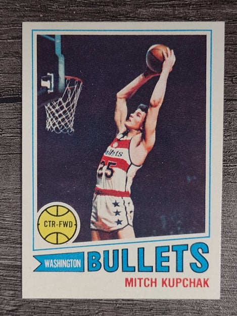 1977-78 Topps White Backs #128 Mitch Kupchak RC (EX)