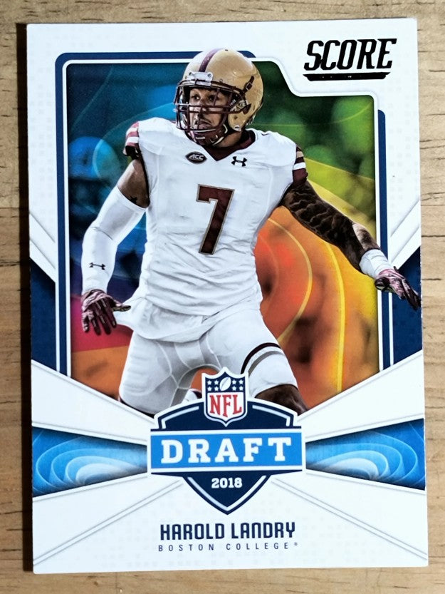 2018 Score NFL Draft #15 Harold Landry
