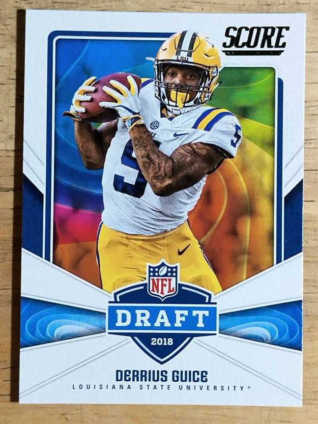 2018 Score NFL Draft #21 Derrius Guice