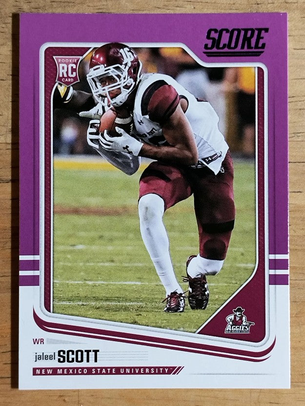 2018 Score Purple #394 Jaleel Scott