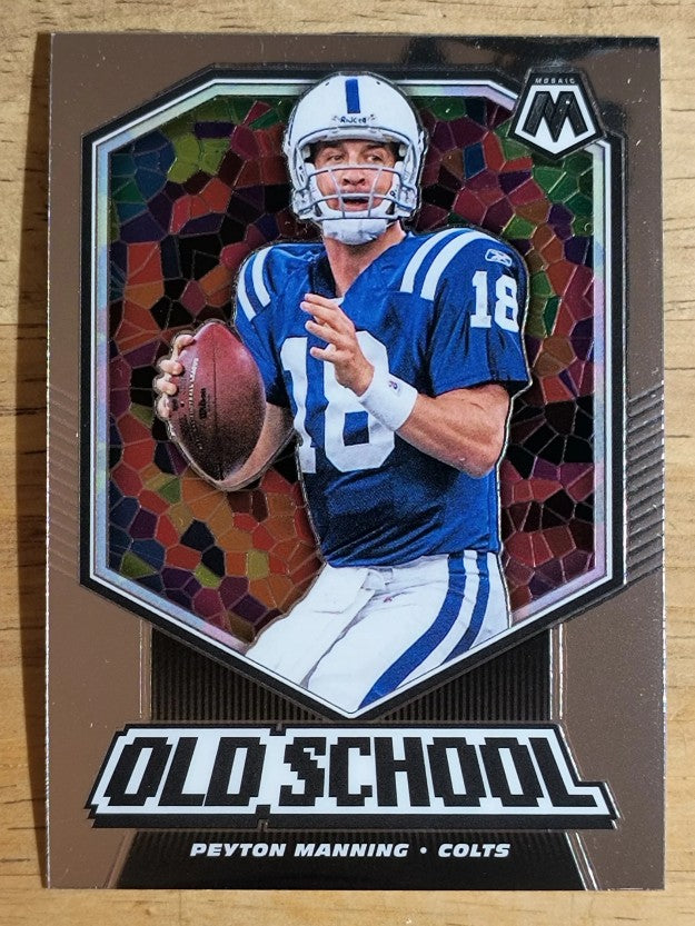 2020 Panini Mosaic Old School #1 Peyton Manning