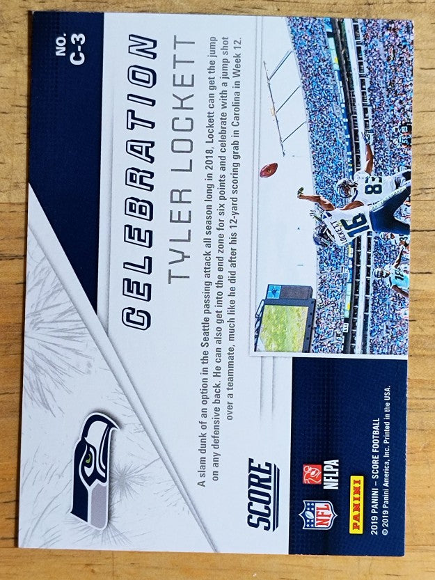 2019 Score Celebration Red #3 Tyler Lockett
