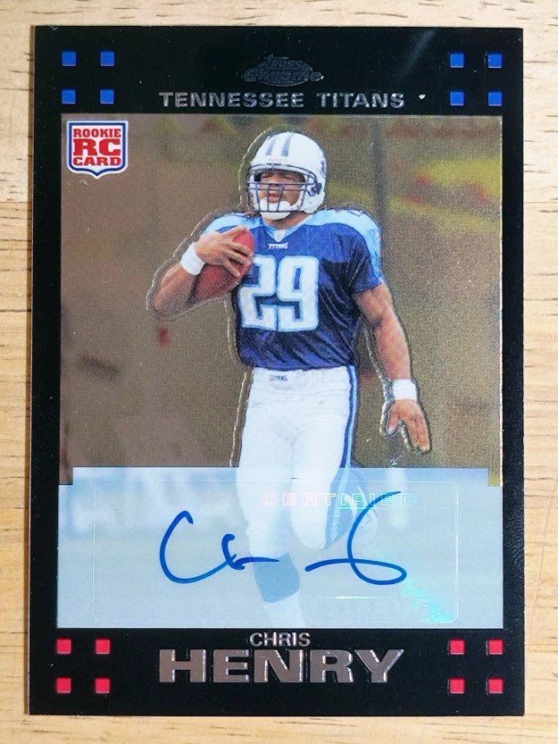 2007 Topps Chrome Rookie Autographs #TC192 Chris Henry G