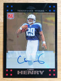 2007 Topps Chrome Rookie Autographs #TC192 Chris Henry G