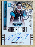 2014 Panini Contenders #226A Marqise Lee AU RC/ball in right arm