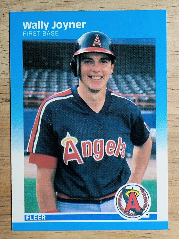 1987 Fleer Glossy #86 Wally Joyner