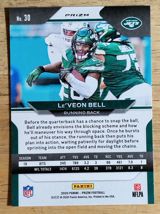 2020 Panini Prizm Prizms Red Ice #30 Le'Veon Bell