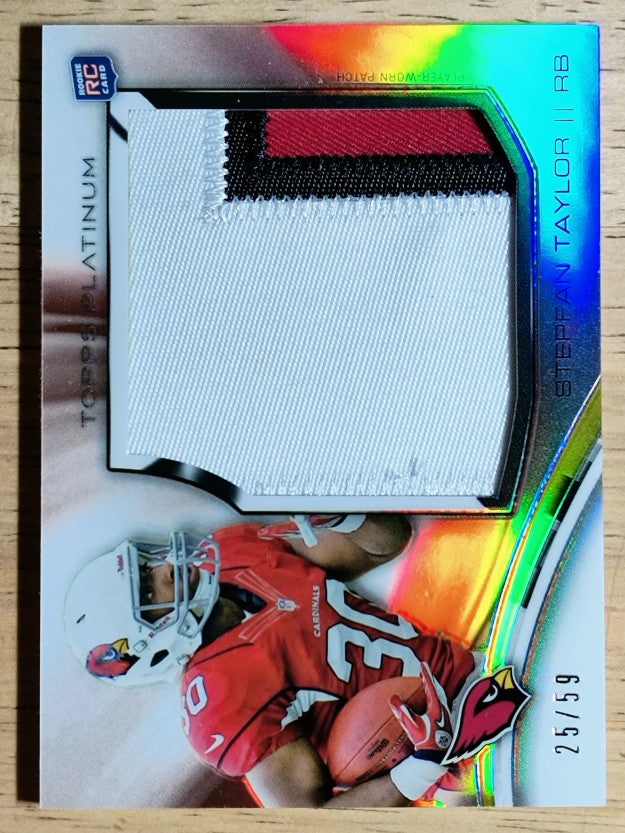 2013 Topps Platinum Rookie Jersey Patch #PRPST Stepfan Taylor
