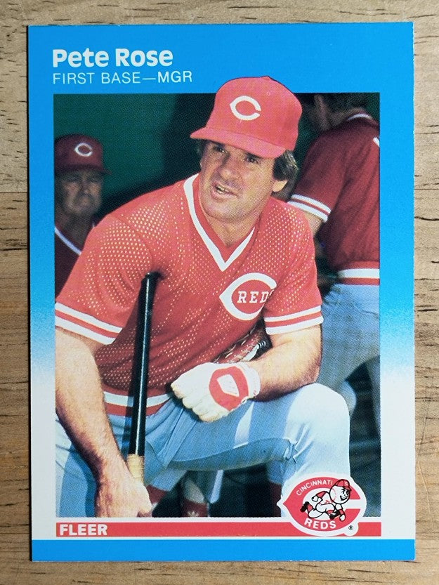 1987 Fleer Glossy #213 Pete Rose