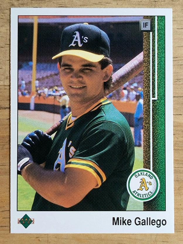 1989 Upper Deck #583B Mike Gallego COR