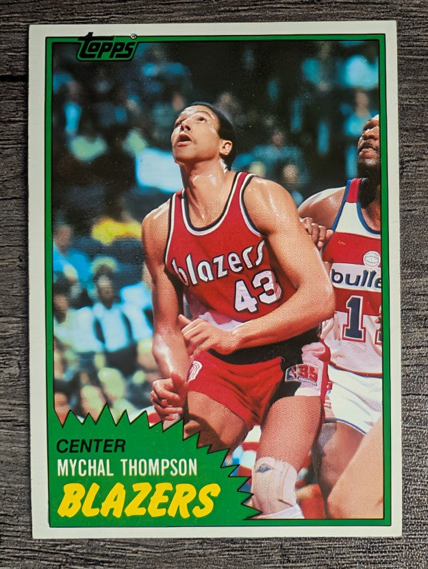 1981-82 Topps #36 Mychal Thompson