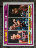 1981-82 Topps #56 Marques Johnson/Mickey Johnson/Quinn Buckner TL