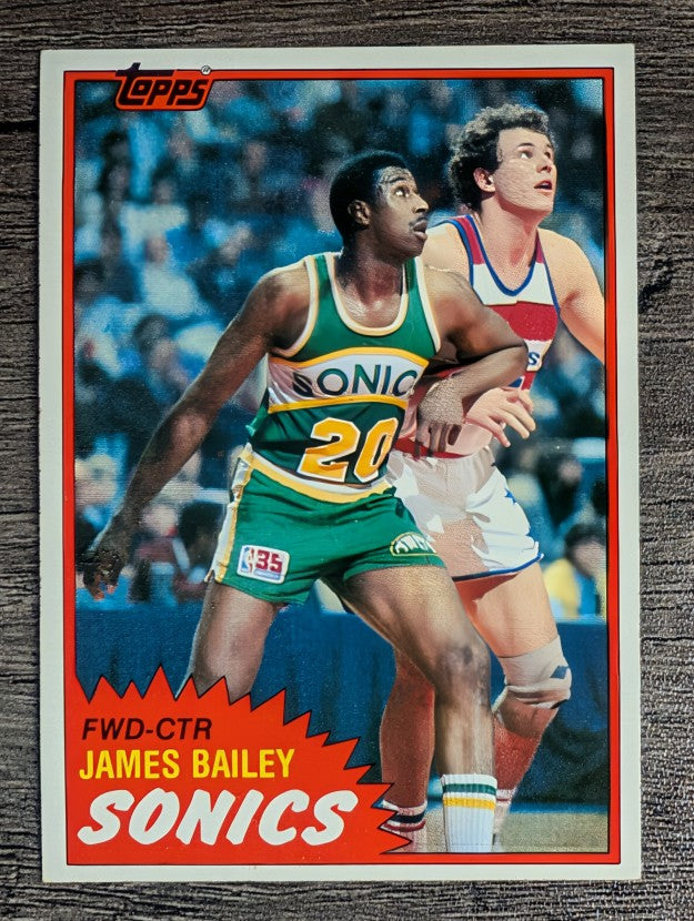 1981-82 Topps #W96 James Bailey