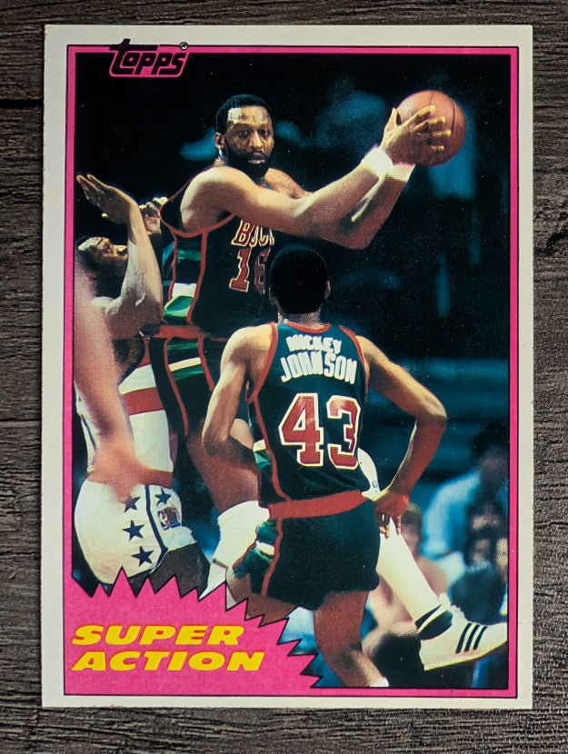 1981-82 Topps #MW109 Bob Lanier SA (EXMT)