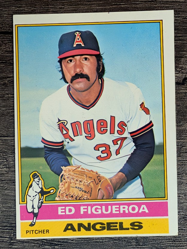 1976 Topps #27 Ed Figueroa (VGEX)