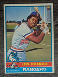 1976 Topps #31 Len Randle (EXMT)