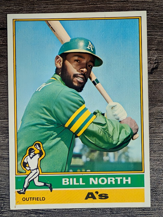 1976 Topps #33 Bill North (NM)