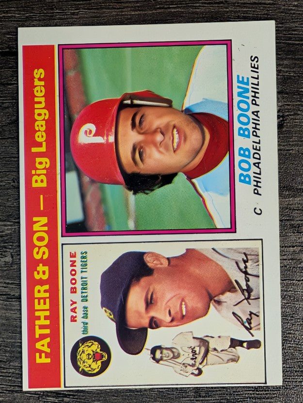 1976 Topps #67 Ray Boone FS/Bob Boone (EX)
