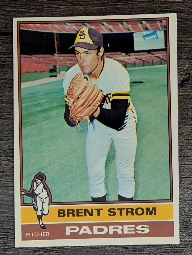 1976 Topps #84 Brent Strom (EXMT)