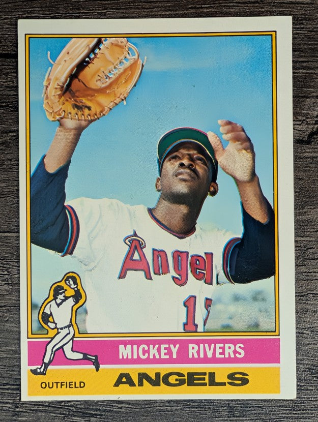 1976 Topps #85 Mickey Rivers (EX)