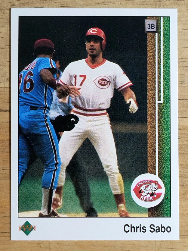 1989 Upper Deck #180 Chris Sabo RC