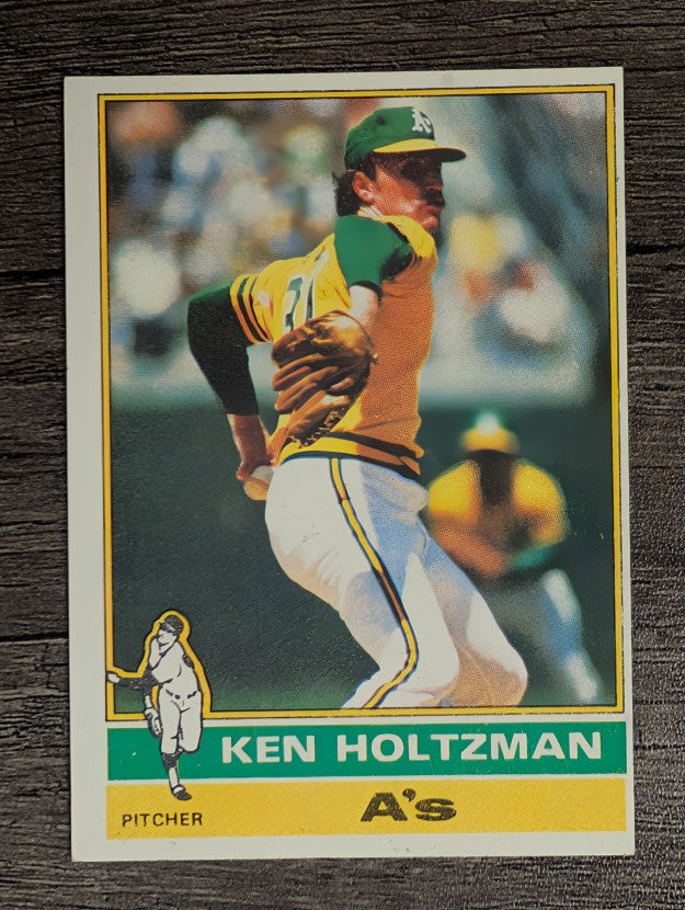 1976 Topps #115 Ken Holtzman (EX)