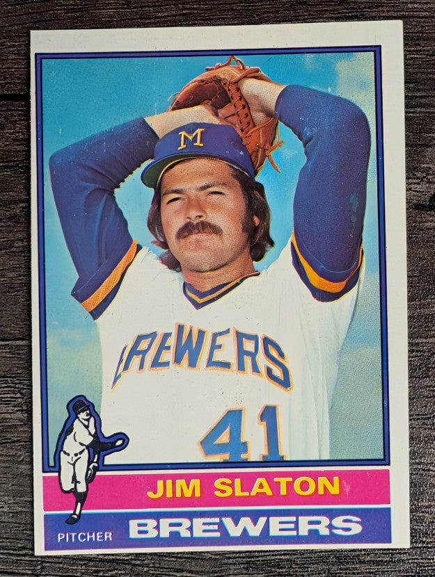 1976 Topps #163 Jim Slaton (EX)