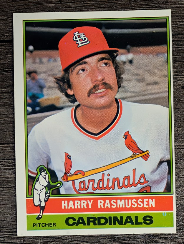 1976 Topps #182 Harry Rasmussen (EX)