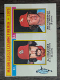 1976 Topps #205 NL/AL Leading Firemen/Al Hrabosky/Rich Gossage (EX)