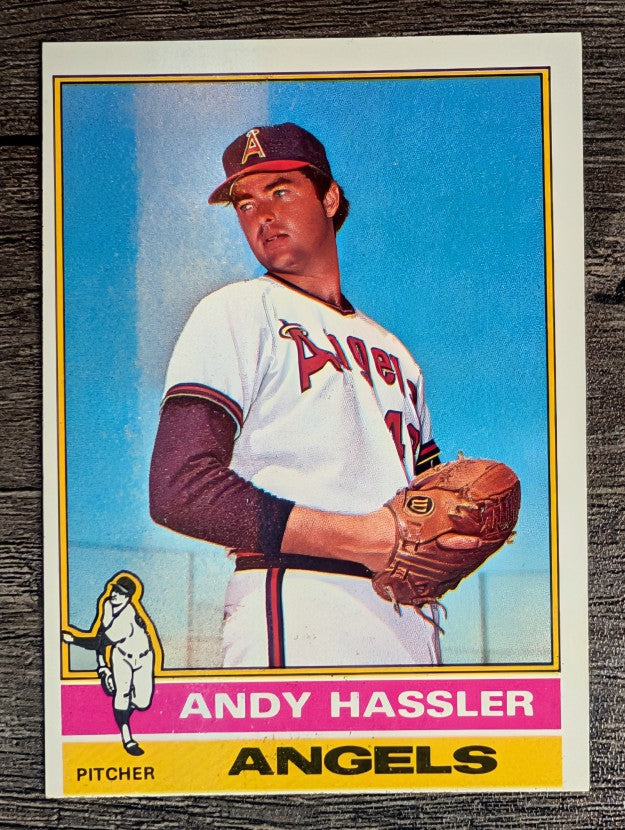 1976 Topps #207 Andy Hassler (VGEX)