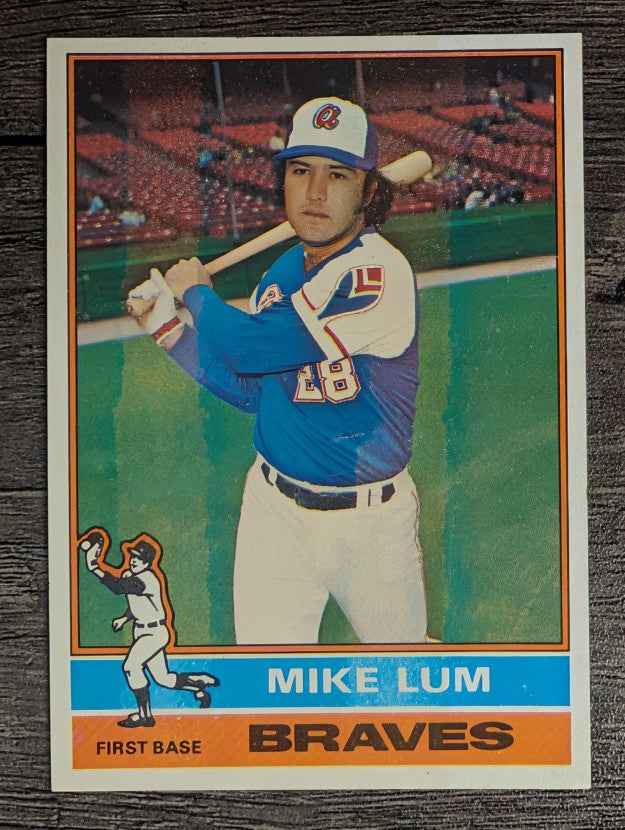 1976 Topps #208 Mike Lum (EX)